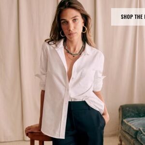 Sezane Tomboy Top, Size 34 (XS)